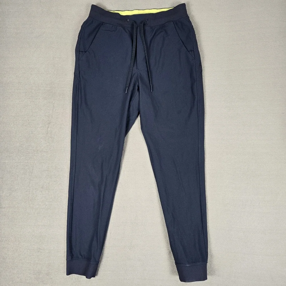 Birddogs Joggers Mens Medium Boom for Your Boomstick Performance Navy Blue
